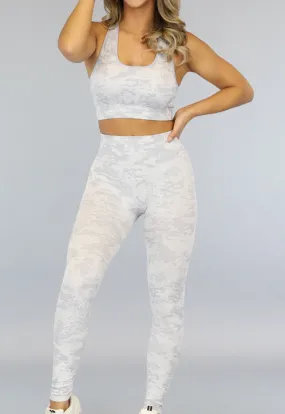 3-teiliges Sport-Set mit Camo-Print