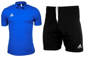 adidas Sport-Set T-shirt Kurze Hose Entrada 22 Polo HG6285/H57504