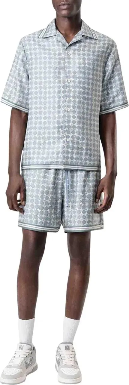   Amiri  Logo Motif Shirt blau  T-Shirts 