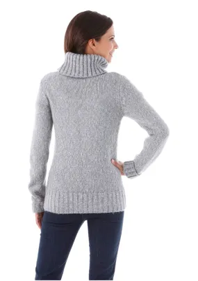 Aniston CASUAL Rollkragenpullover in Hellgrau