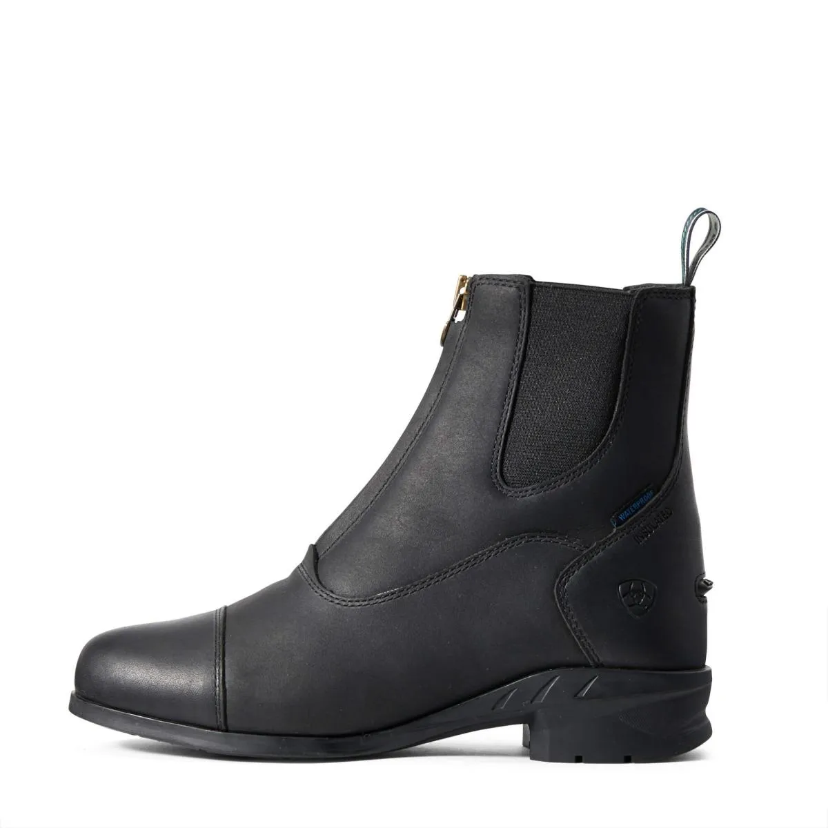 Ariat Stiefelette gefüttert Heritage IV Zip Wasserdicht Schwarz 41 (UK 7)