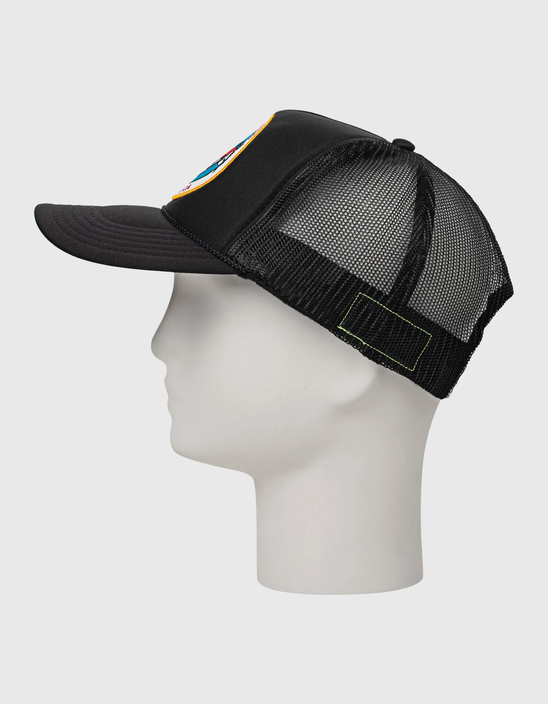 AVIATOR NATION Signature Black // Trucker Cap mit Label-Stickerei