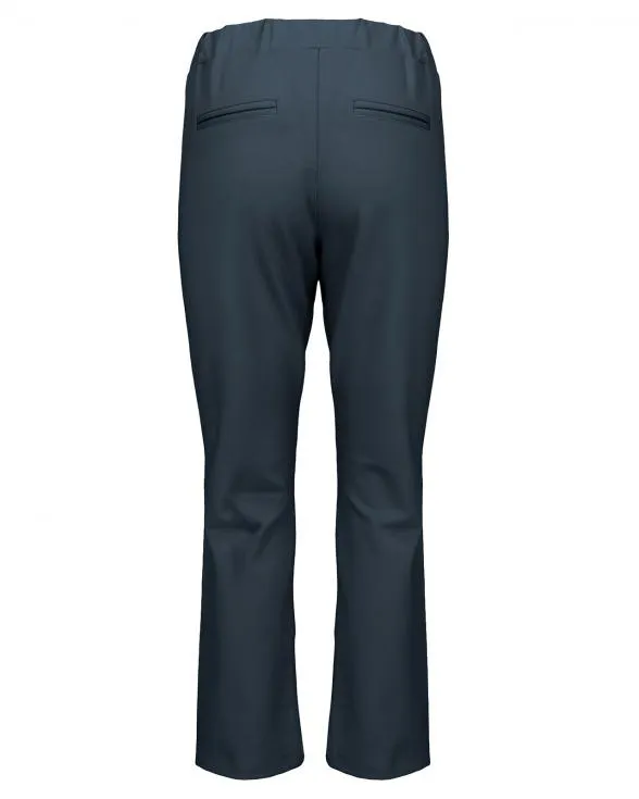 Bootcut-Hose aus Jersey für Damen in  blau von Made in Italy