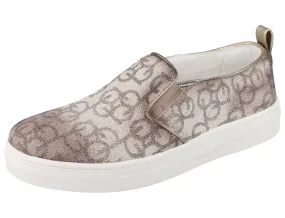 BUGATTI Elea Slipper beige gold/Textil