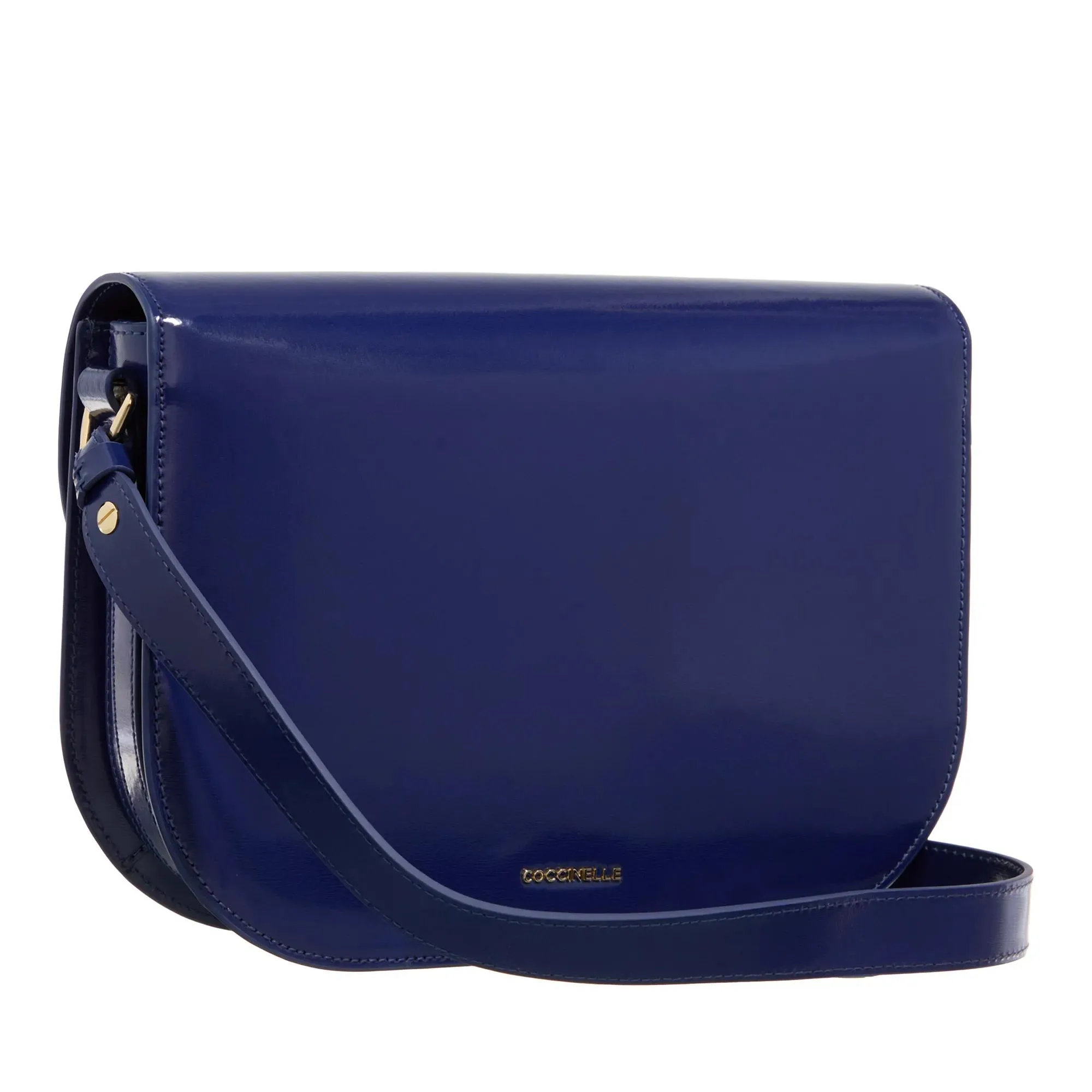   Coccinelle  Coccinelledew Shiny Calf Royal Blue  Crossbody Bag 