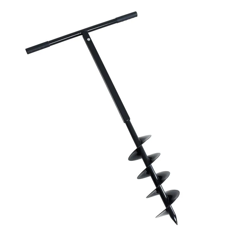 Erdlochbohrer Erdbohrer Handbohrer 150 mm Bohrer Pfahlbohrer Brunnenbohrer
