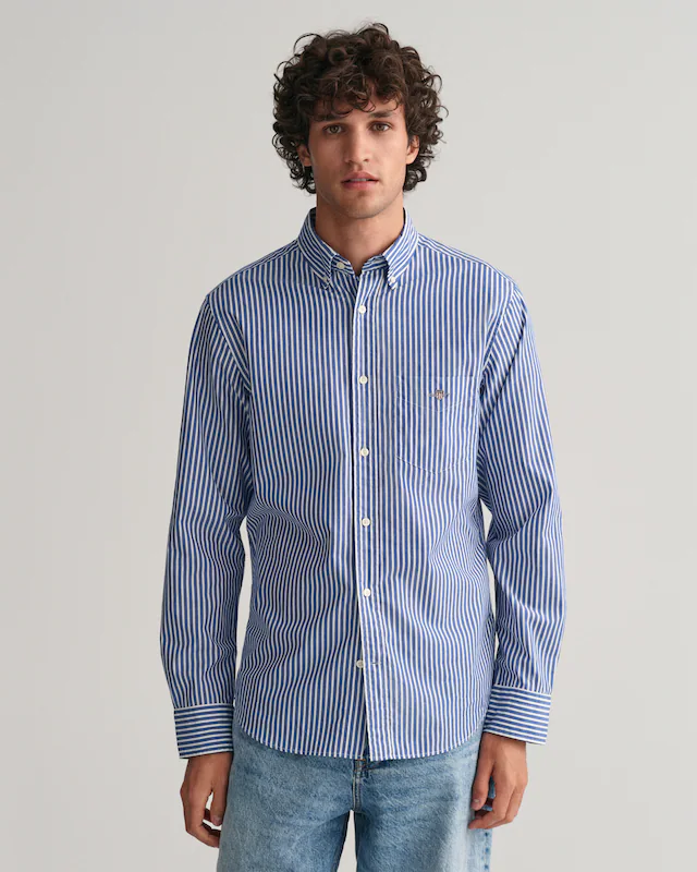 Gant Langarmhemd »REG POPLIN STRIPE SHIRT« online kaufen | Jelmoli-Versand