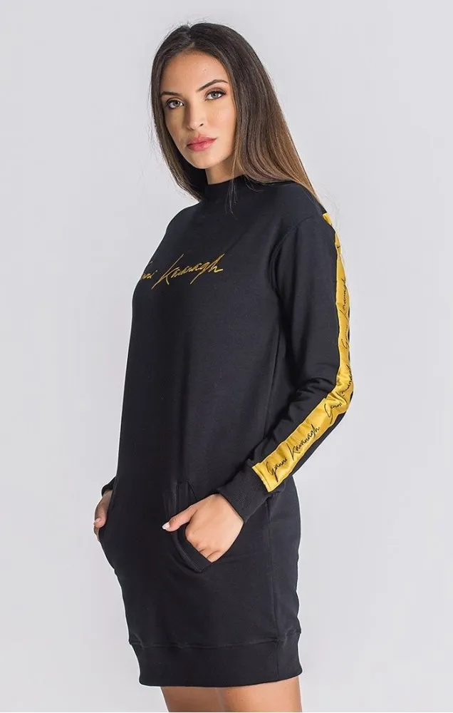 Gianni Kavanagh Black Noble Signature Sweater Dress