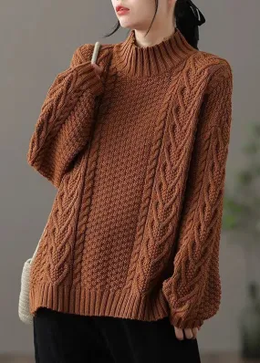Heidi-Mode | Eleganter Frühling Pullover mit geflochtenem Muster für Frauen