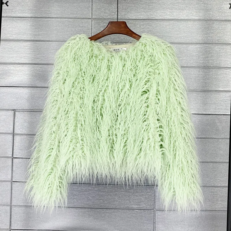 Heidi-Mode | Fluffy Kurze Jacke
