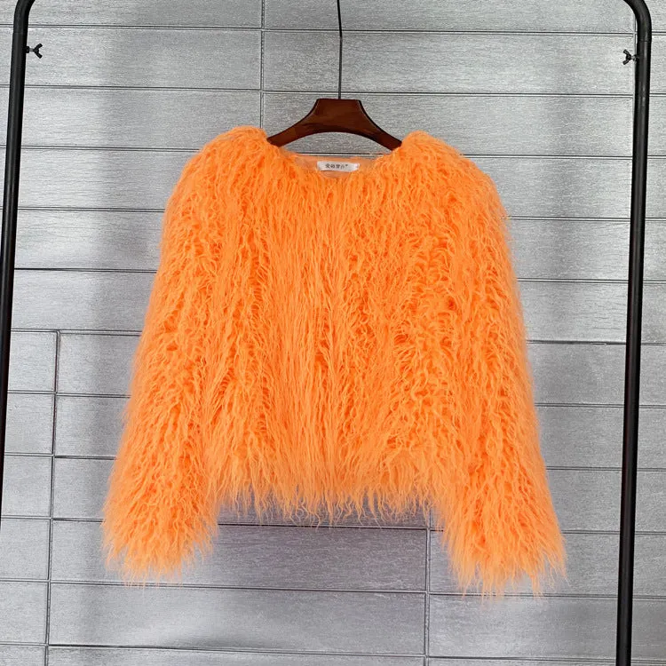 Heidi-Mode | Fluffy Kurze Jacke