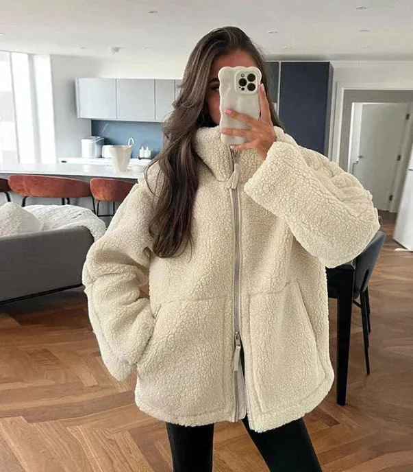 Heidi-Mode | I Shearling-Jacke