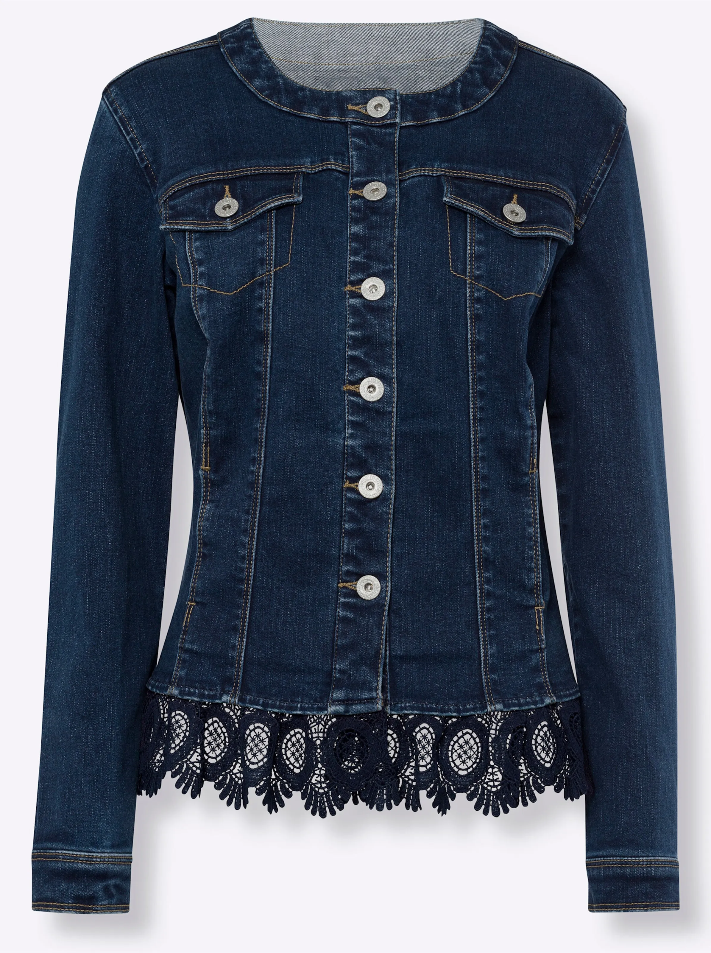 heine Jeans-Blazer in blue-stone-washed