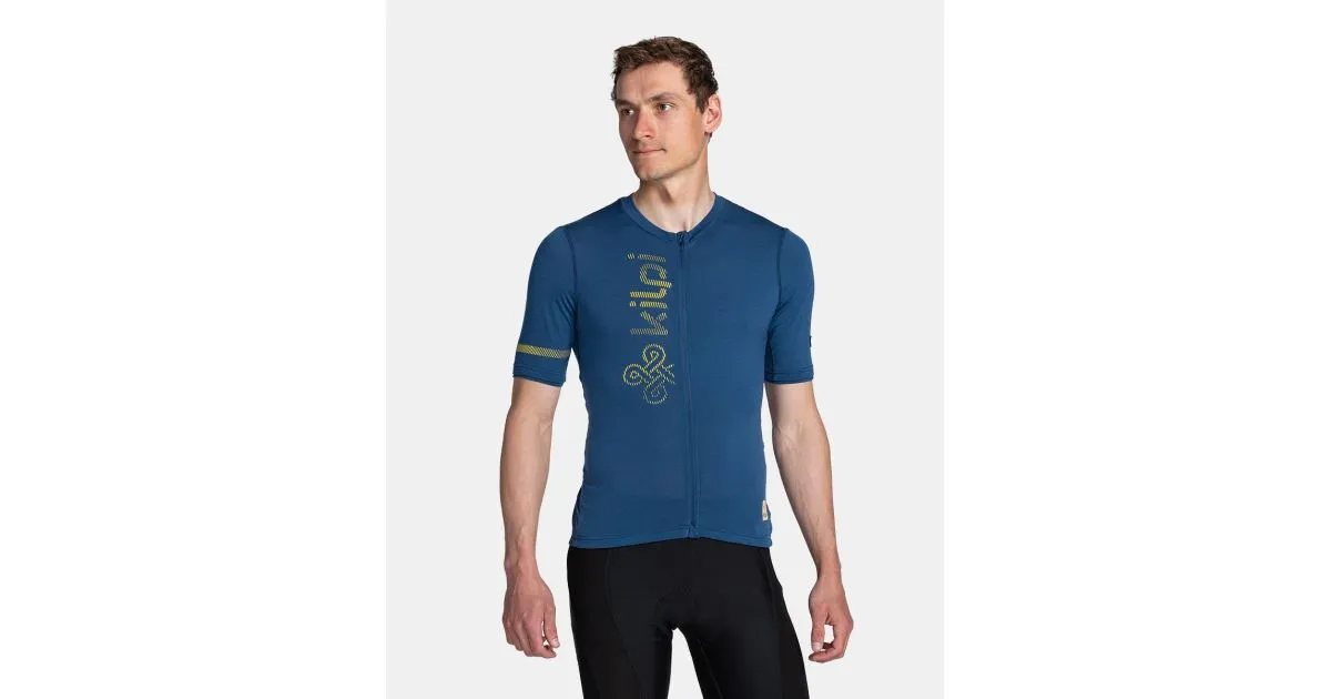 Herren Radtrikot Merino Kilpi PETRANA-M dunkelblau S