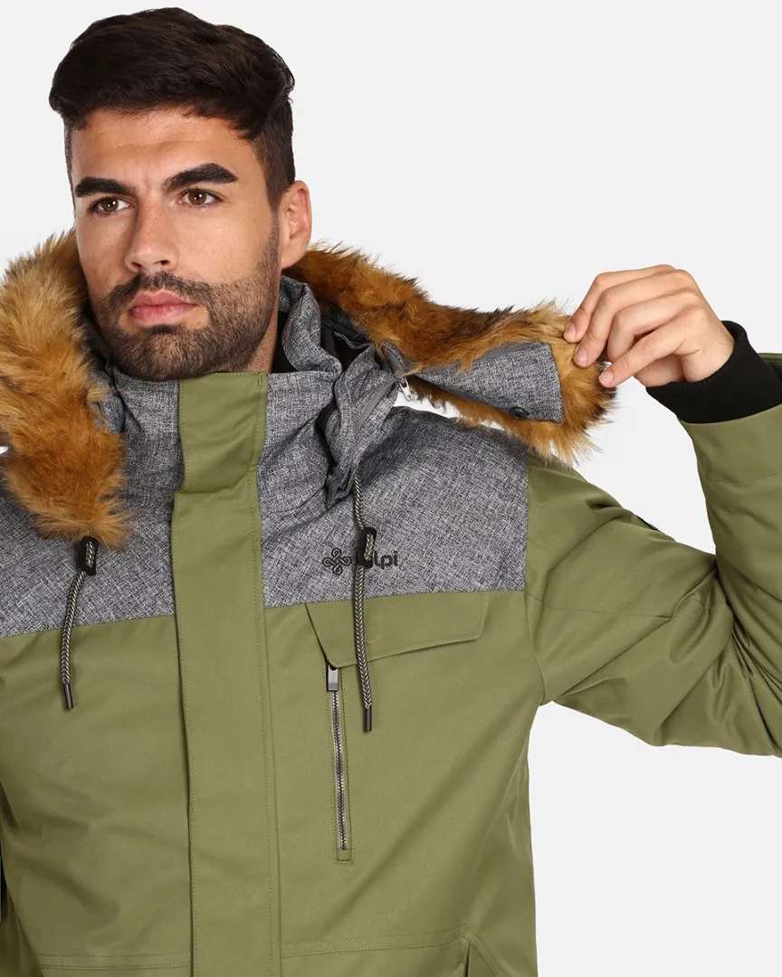 Herren-Winter-Isolierjacke Kilpi ALPHA-M grün L