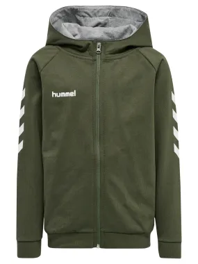hummel HMLGO KIDS COTTON ZIP HOODIE Hoodie Kinder GRAPE LEAF im Online Shop von kaufen