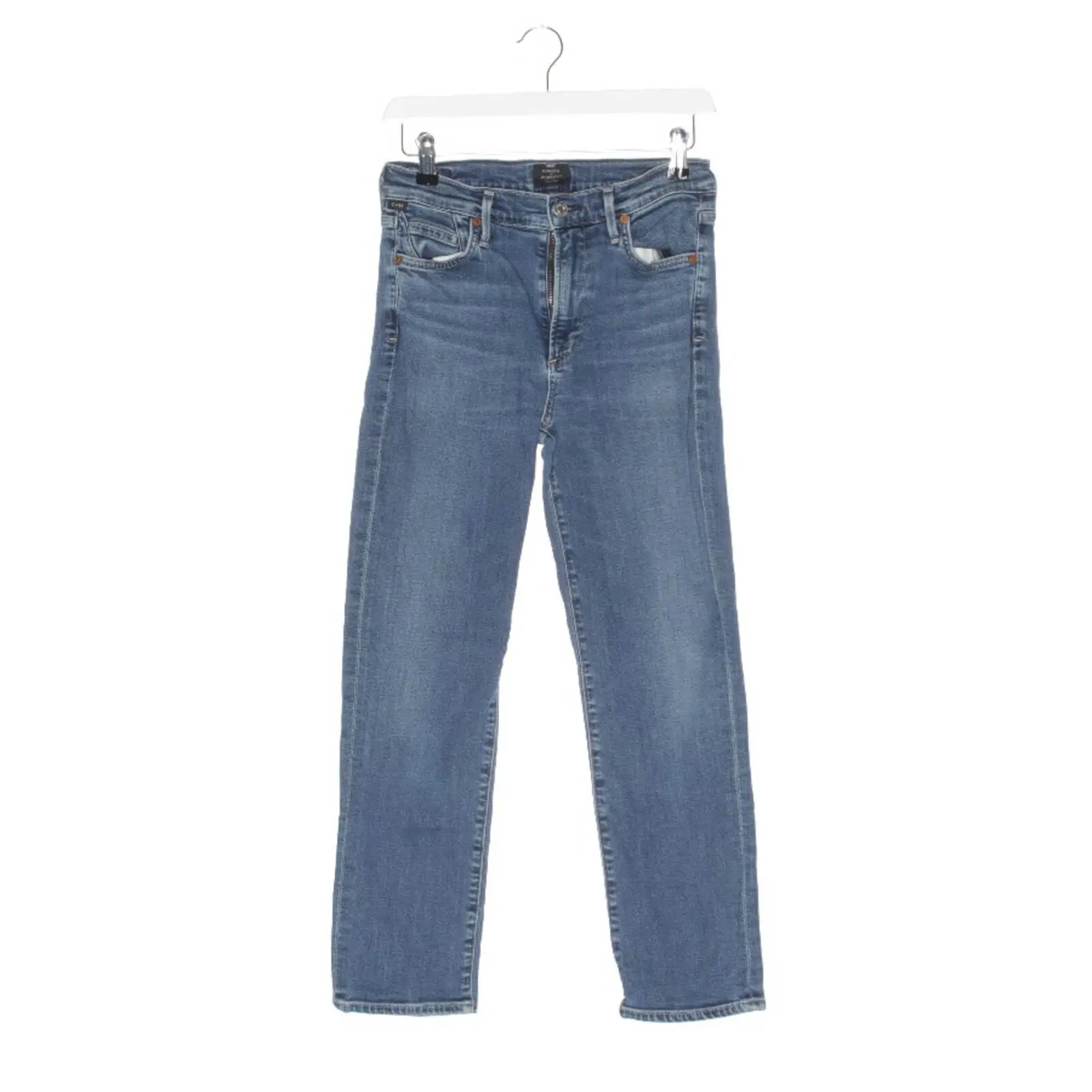 Jeans Straight Fit W27 Blau