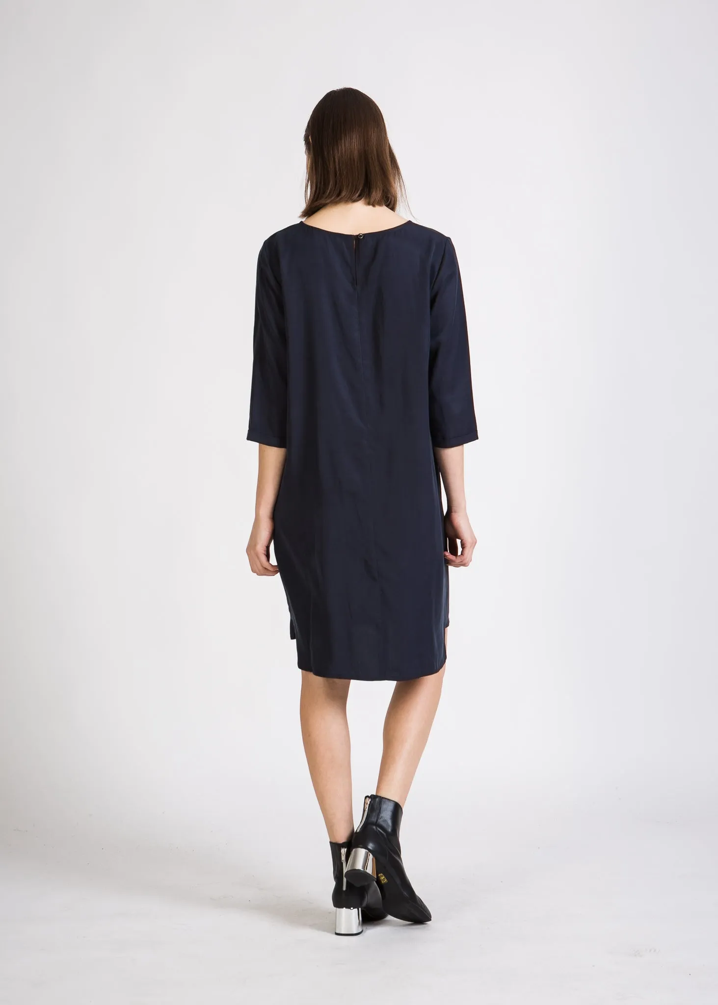 Kleid FREYA aus TENCEL Lyocell - Blue (Tencel)