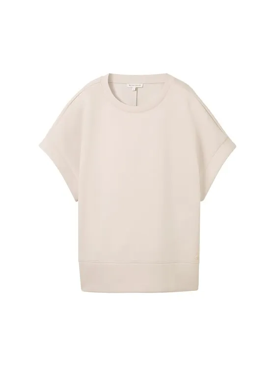 Kurzärmliges Scuba-Sweatshirt