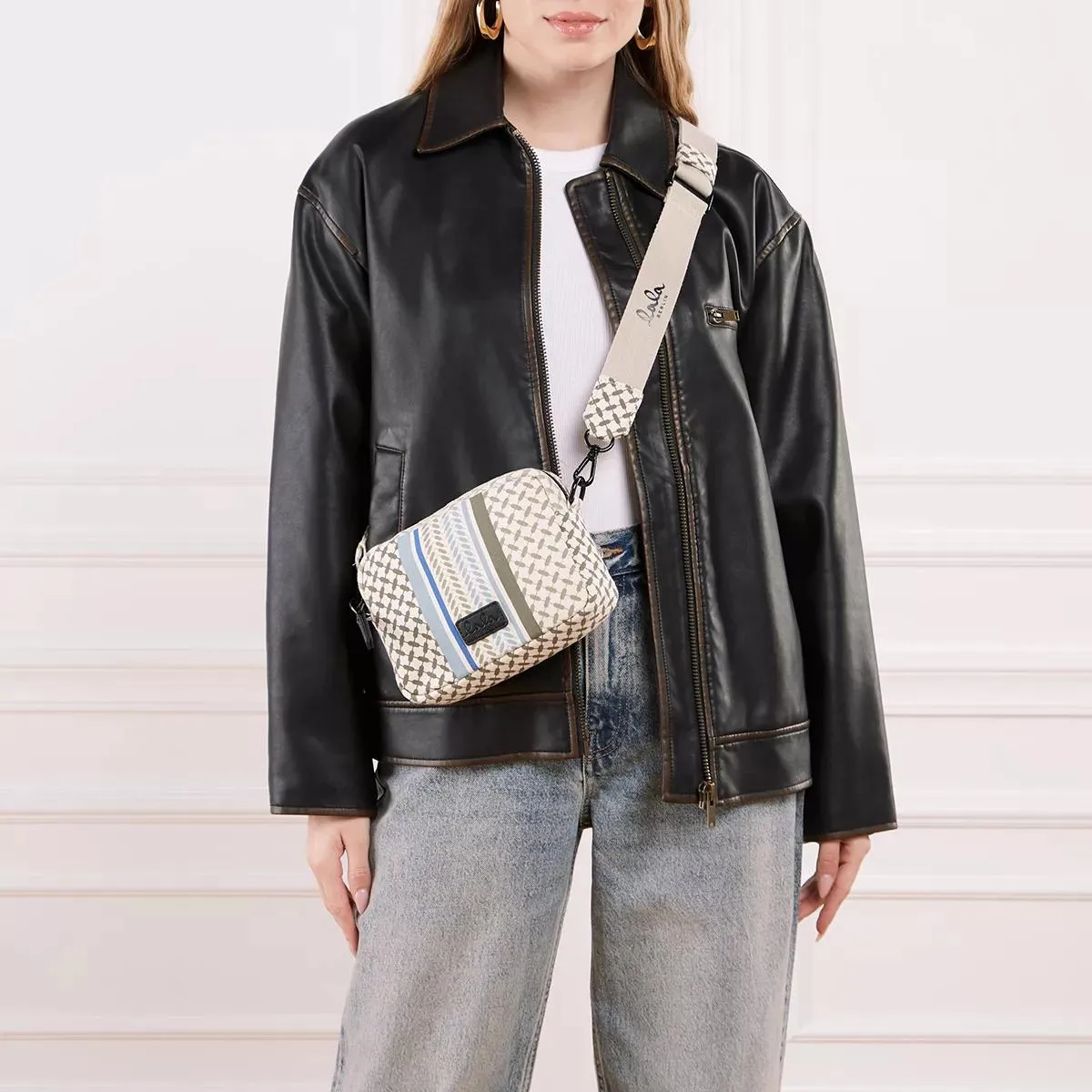   Lala Berlin  Crossbody Milly Multicolor Burnt Olive  Crossbody Bag 