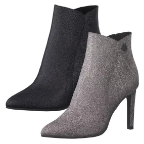 MARCO TOZZI Stiefelette by GMK metallic Optik Stiletto Absatz