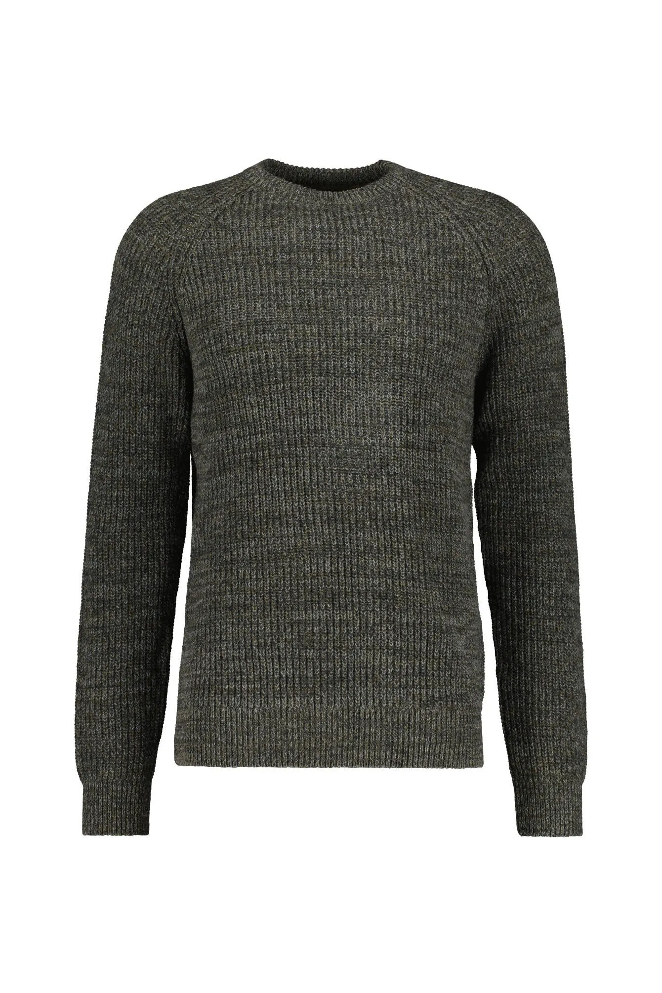 Melierter Strickpullover