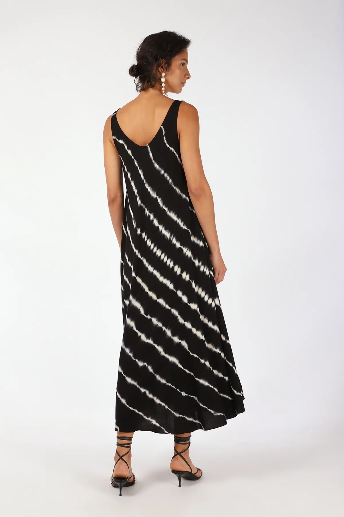 Midi-Kleid aus Viskose
