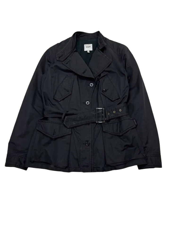 Moschino Jeans Kurzer Trenchcoat Damen 5657 Vintage