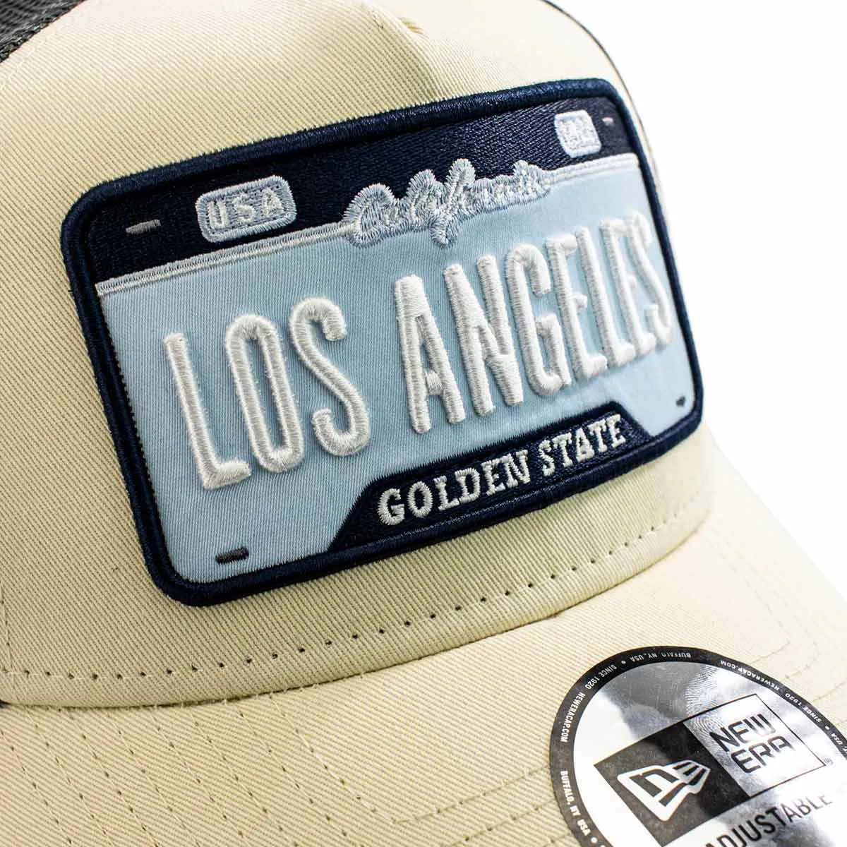New Era Los Angeles Golden State Trucker Cap 60565417- - beige-schwarz