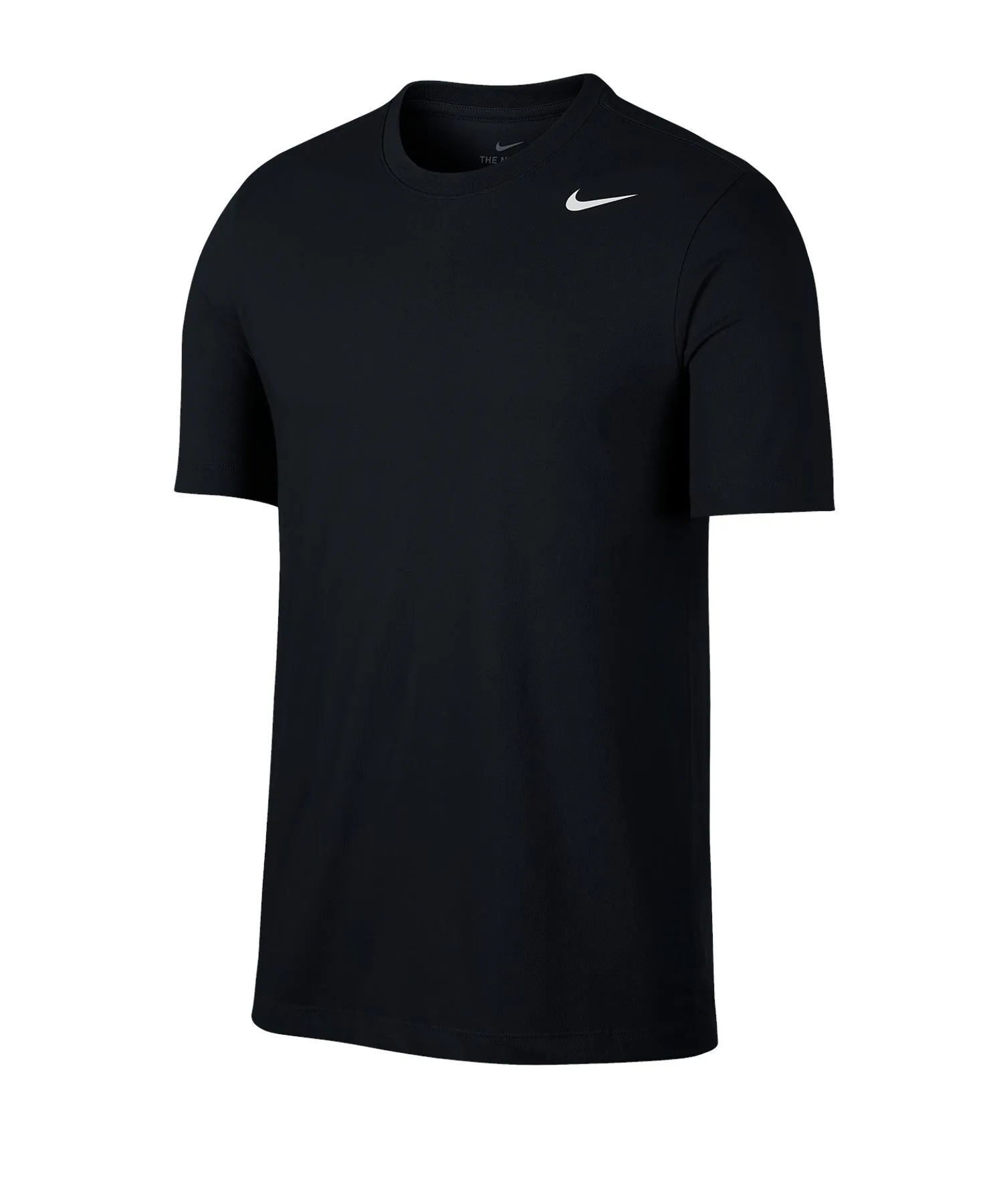 Nike Dri-fit Funktionsshirt Herren black-white im Online Shop von kaufen