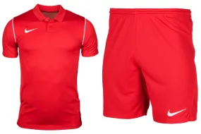 Nike Sport-Set T-shirt Kurze Hose M Dry Park 20 Polo BV6879 657/BV6855 657