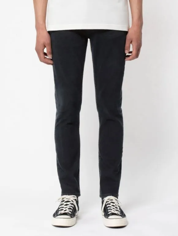 Nudie Jeans Herren Hose Lean Dean Black Skies