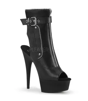 Plateau Stiefelette DELIGHT-1035 -  Schwarz Matt online günstig kaufen