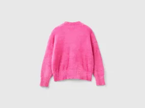Pullover aus Plüschgarn