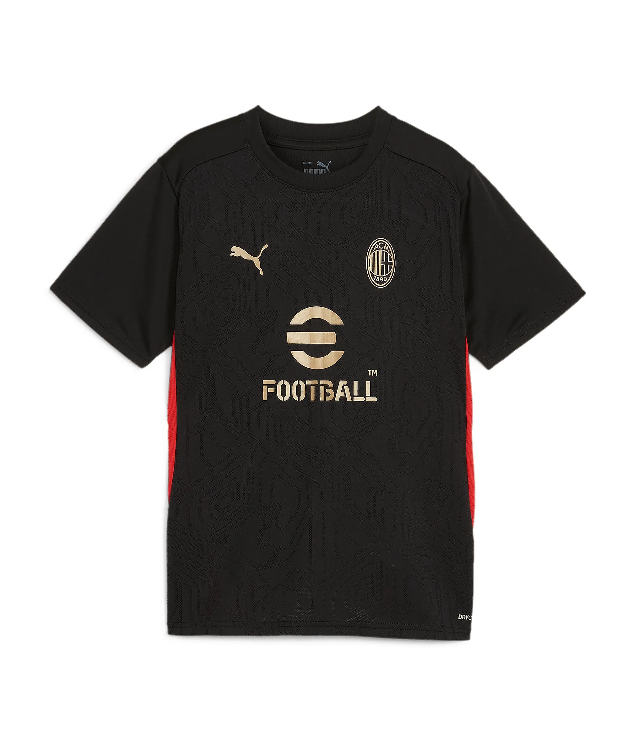 PUMA AC Mailand Trainingsshirt Kids Schwarz F04