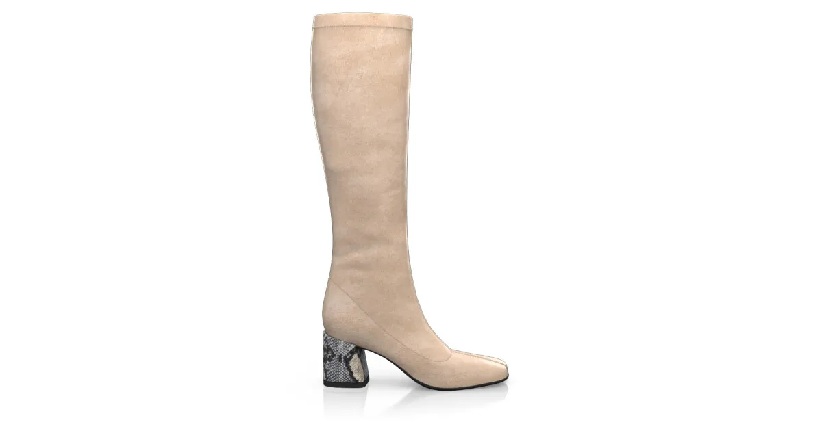 Sock Boots mit Absatz 40304