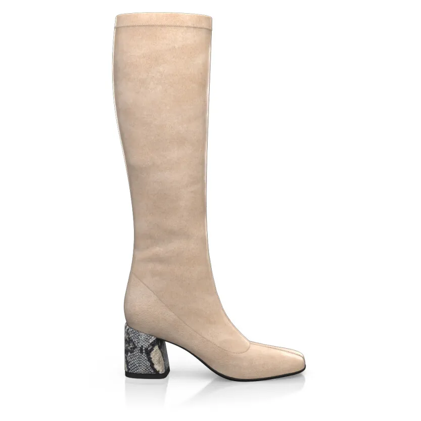 Sock Boots mit Absatz 40304