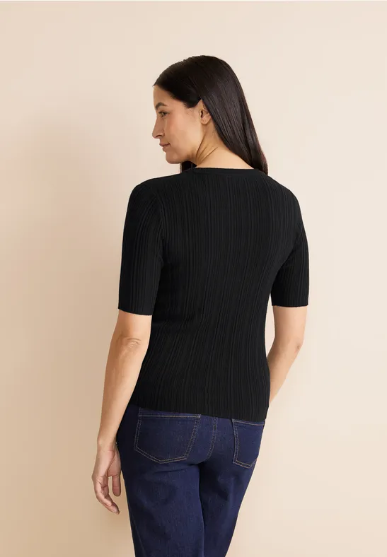 Street One Kurzarm Strickpullover 