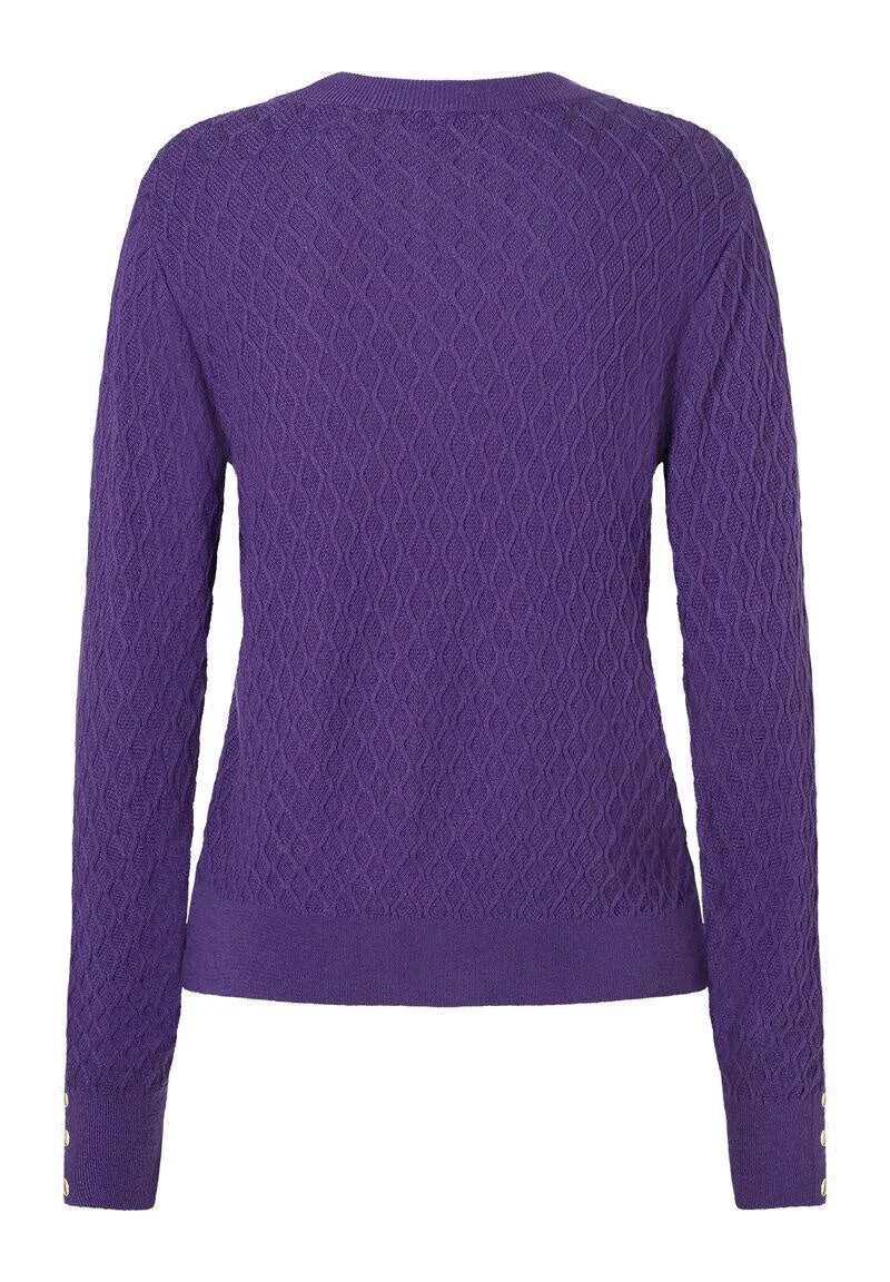 Strickpullover aus Viskosemix