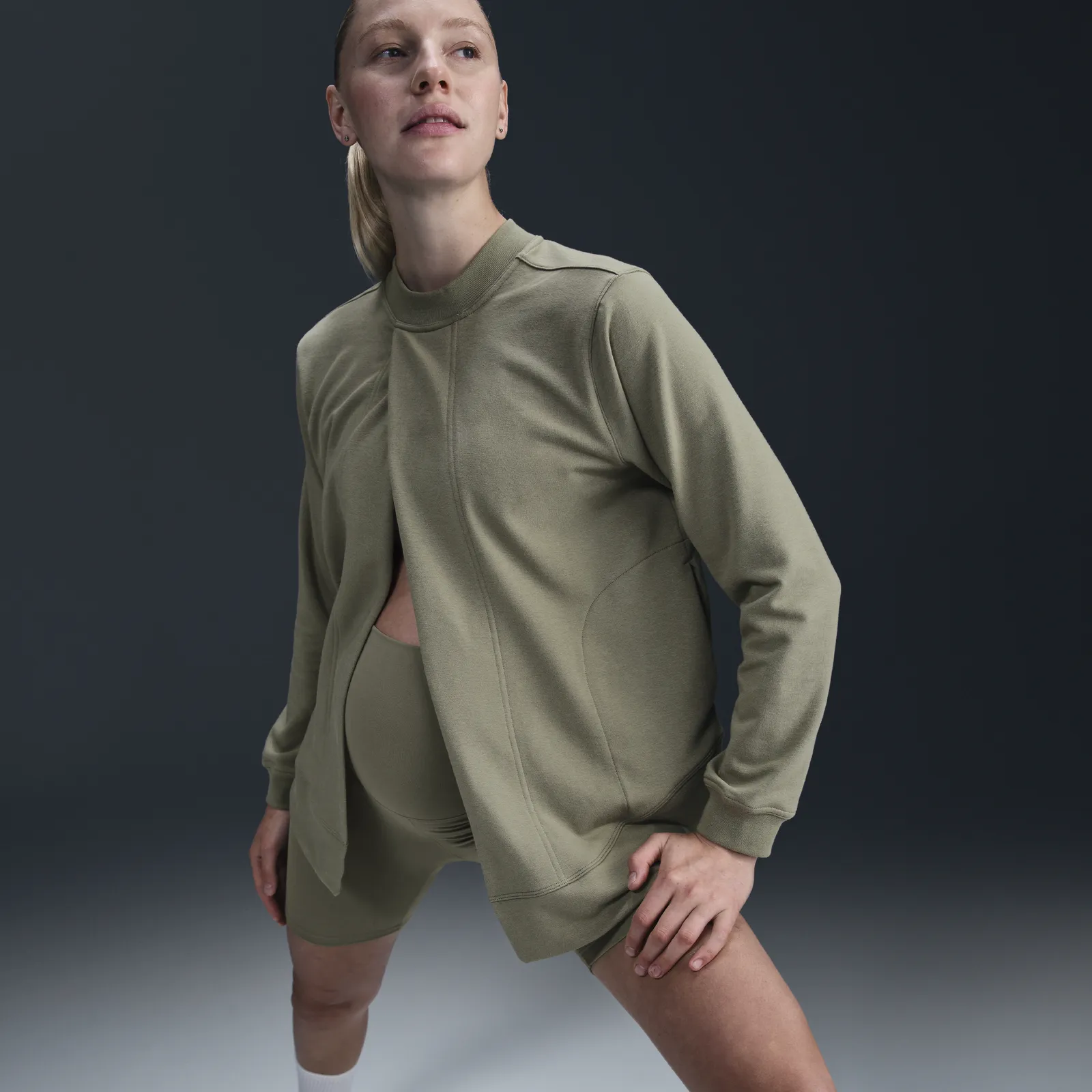 Sweatshirt Nike Maternity Sweatshirt FZ0452-320