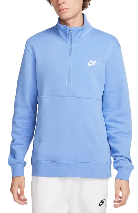 Sweatshirt Nike Mikina Club HalfZip Sweatshirt dd4732-450