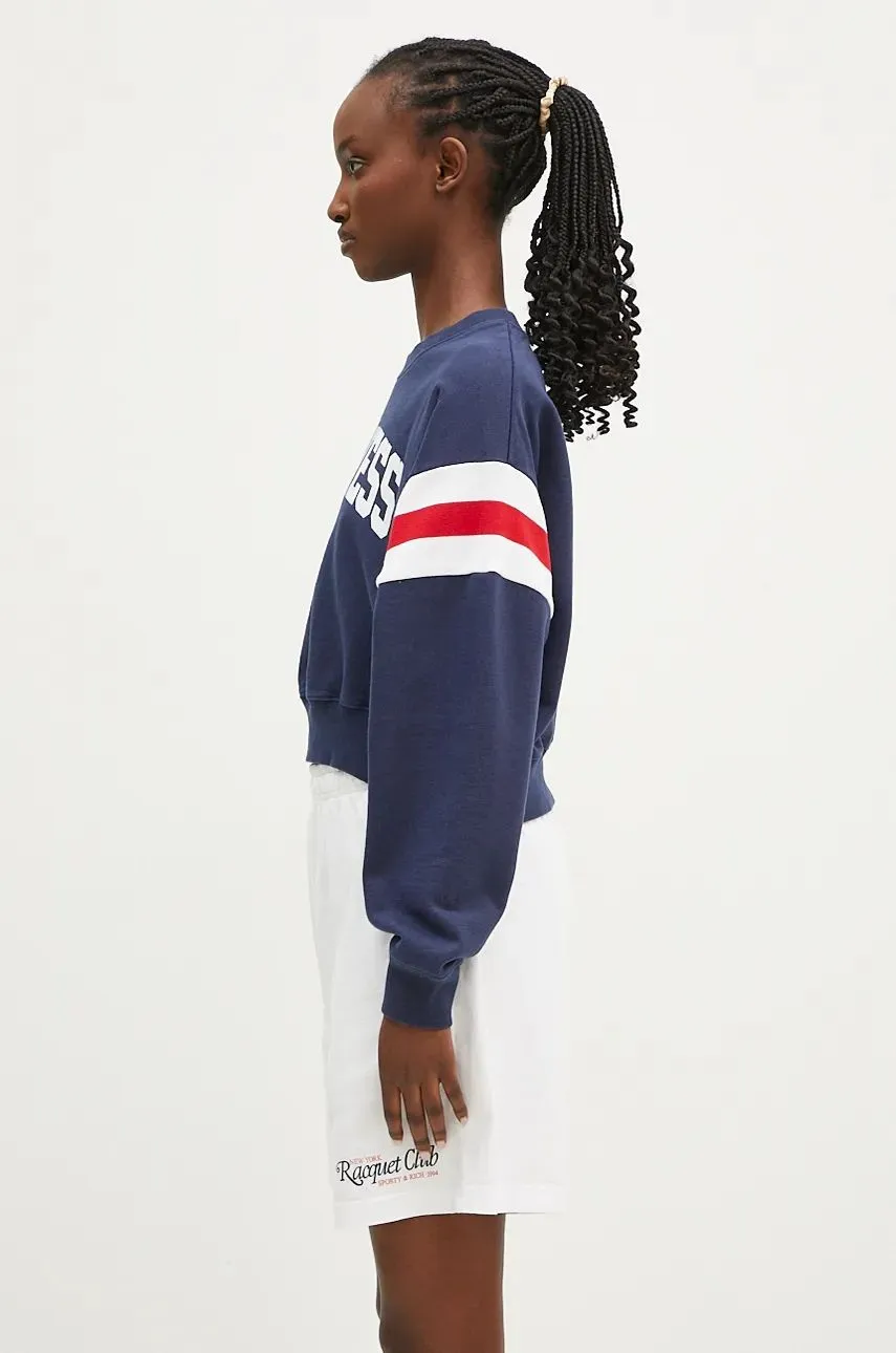 Sweatshirt Sporty & Rich Wellness Ivy Print Crop Sweatshirt WS058S406WN
