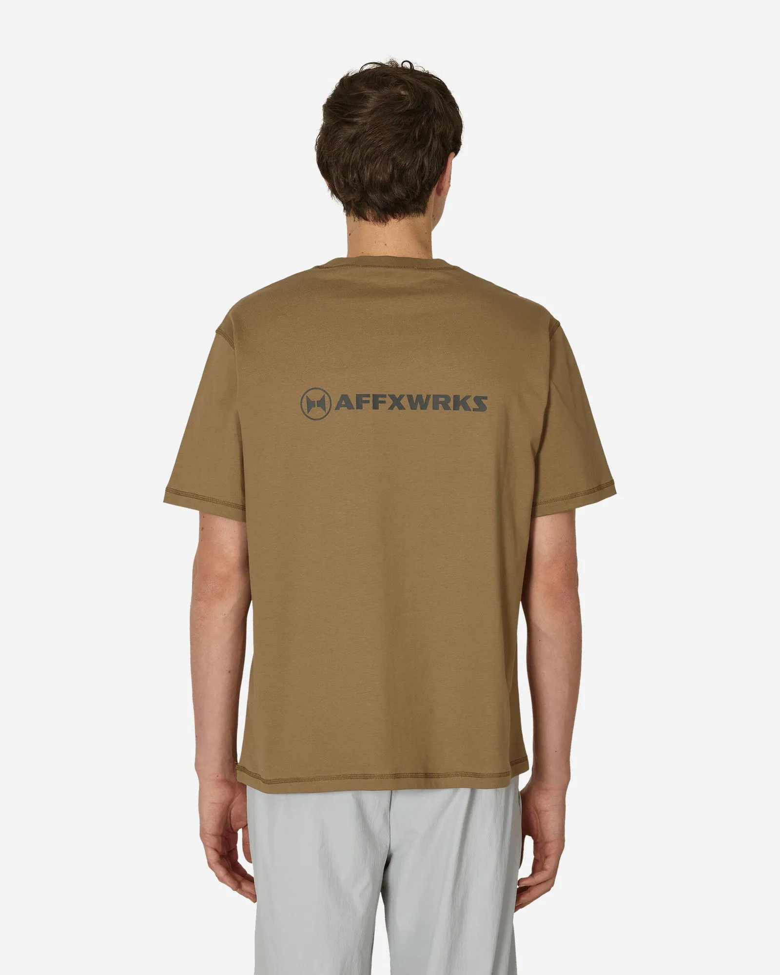 T-shirt AFFXWRKS Logo T-Shirt Desert Green SS24T04 DESGR