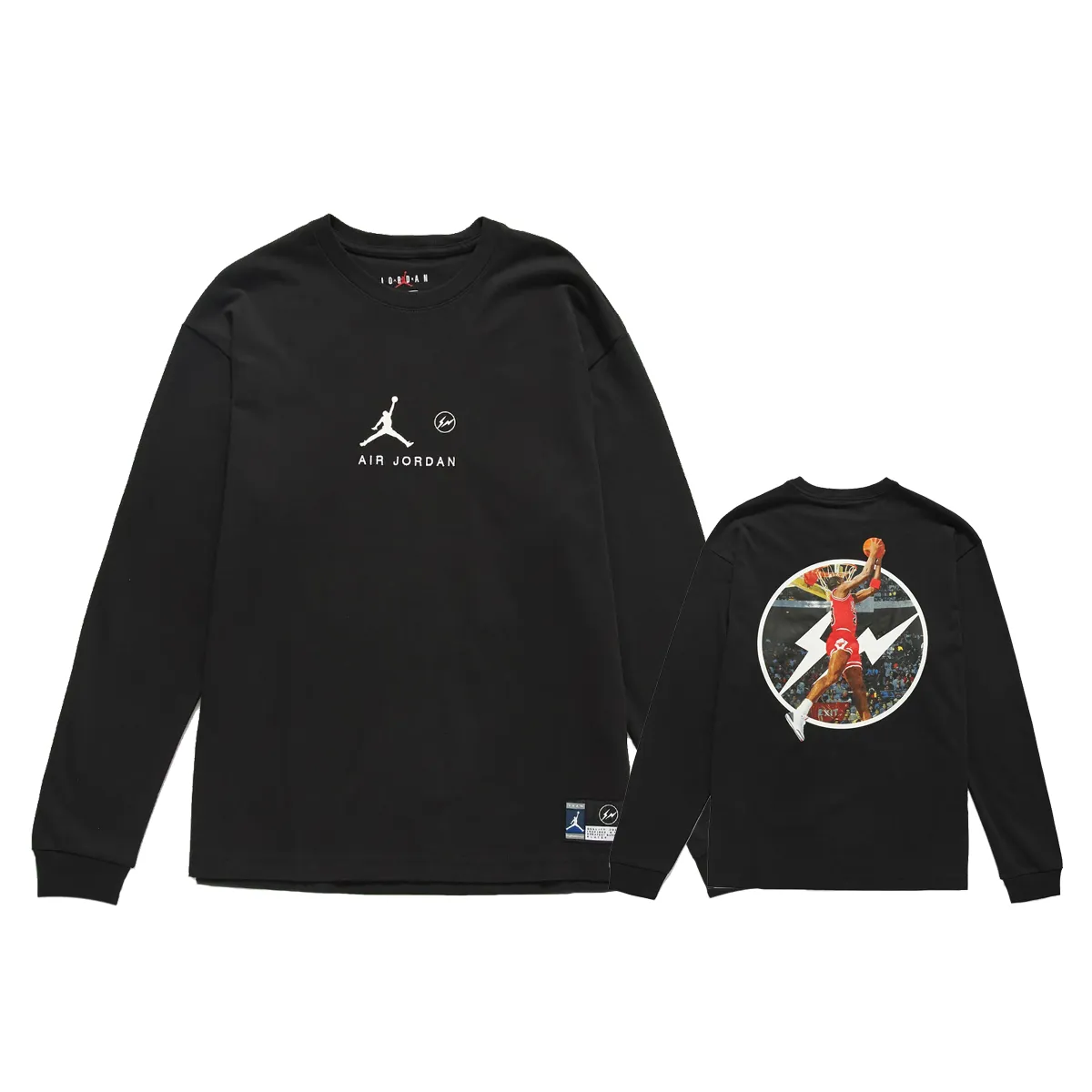 T-shirt Jordan Fragment x Long Sleeve T-Shirt DA2981 010