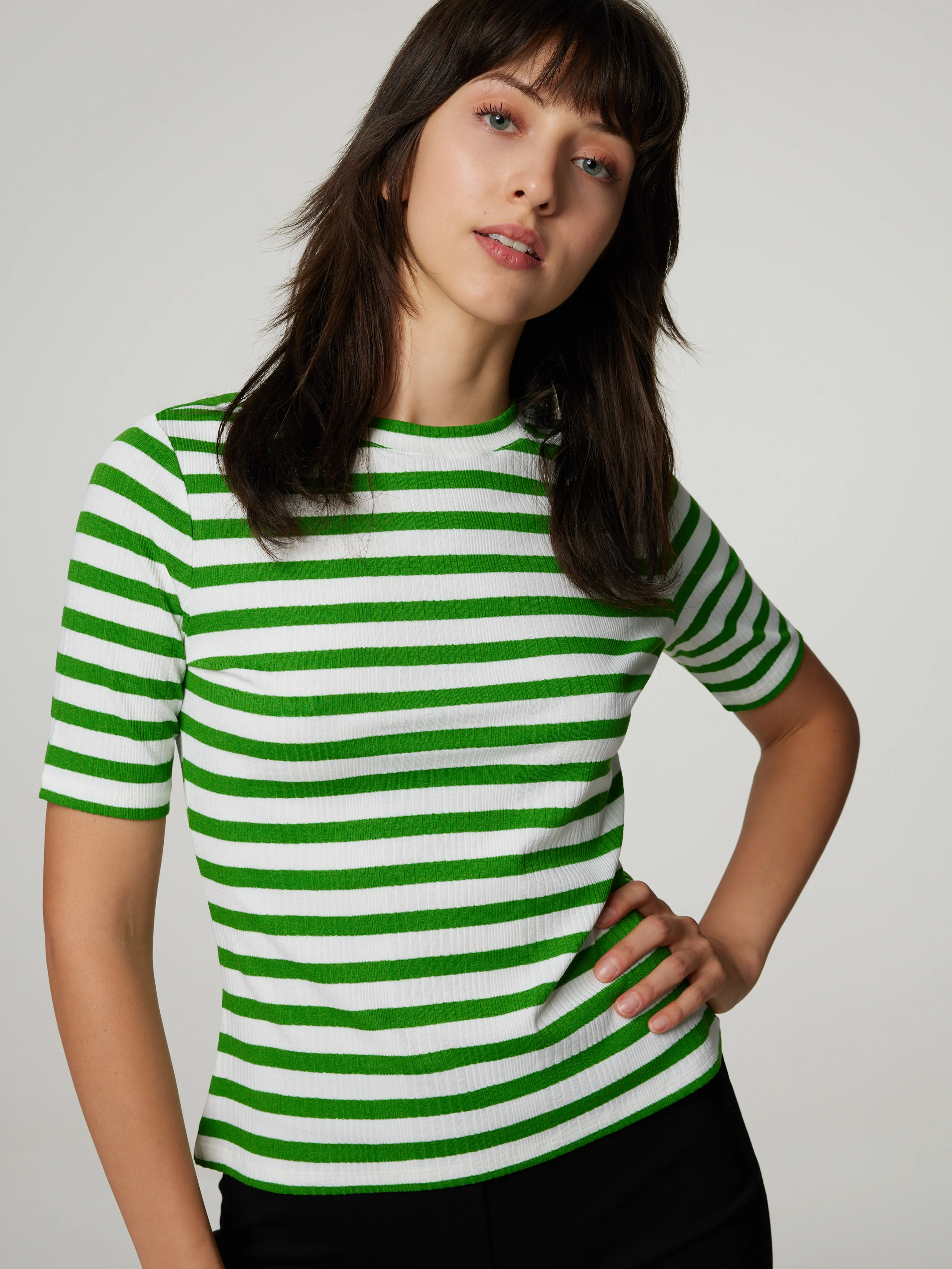 T-Shirt mit Streifen