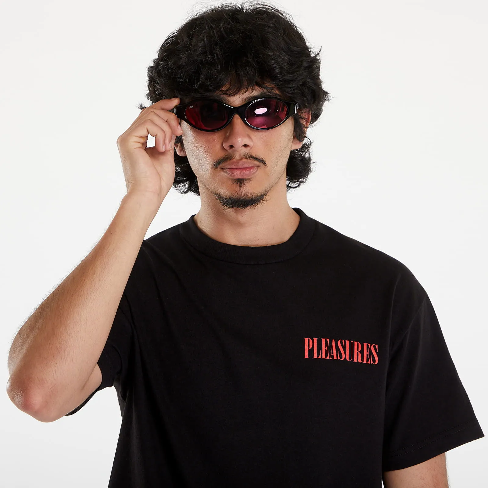 T-shirt Pleasures Vertical T-Shirt Black P24SU055 BLACK