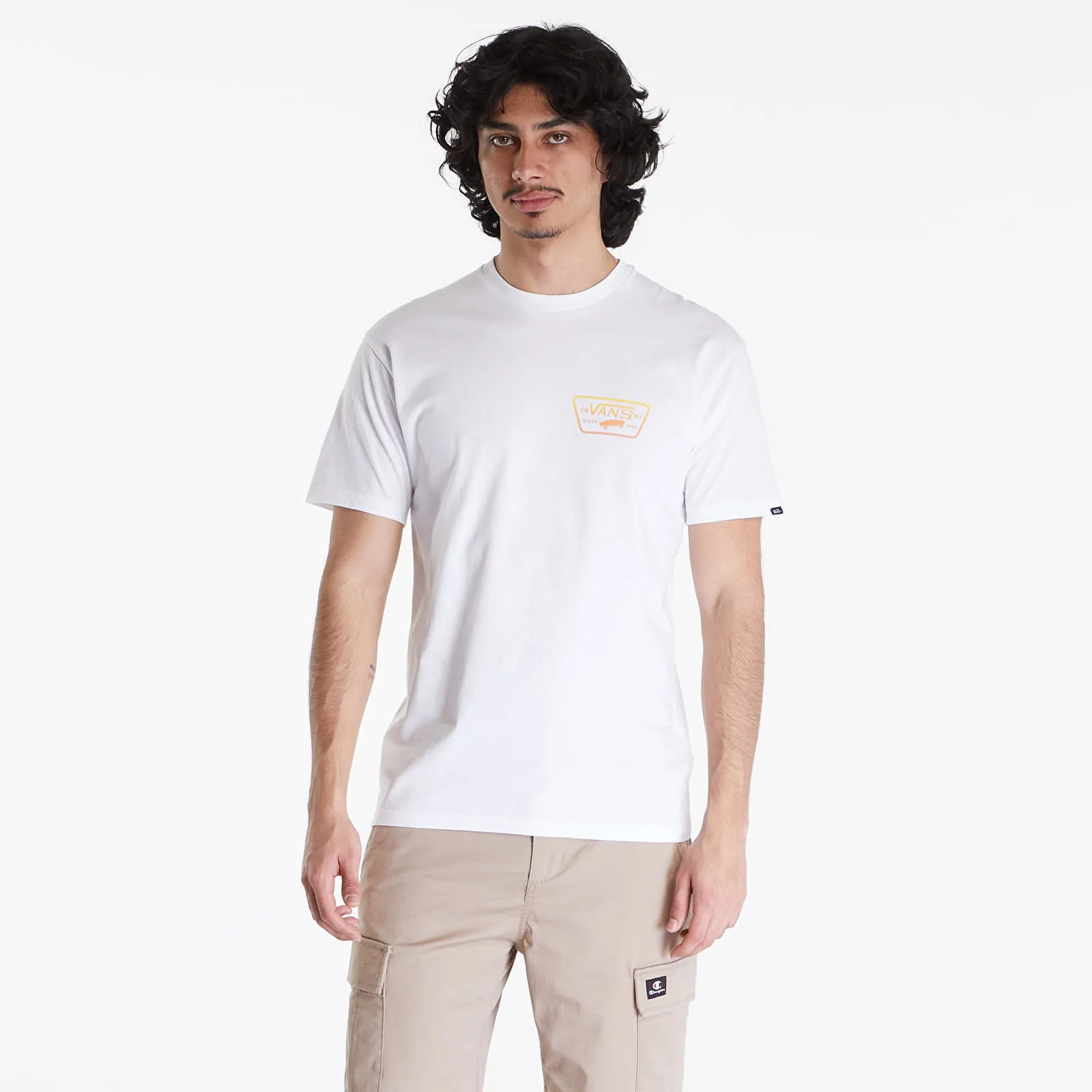 T-shirt Vans Men's T-Shirt Full Patch Back SS Tee White VN0000F8D1D1