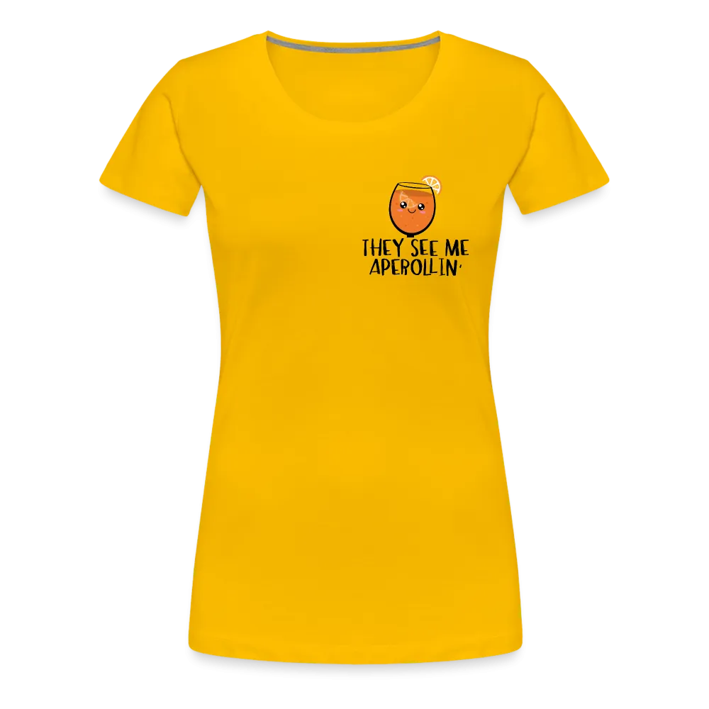 They see me Aperollin'. Sommergetrnk 2022 Aperol Spritz Fan T-Shirt