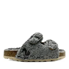   thies  thies 1856 ® Kids Organic Teddy Sandal wolf grey ( mehrfarbig  Sandale 