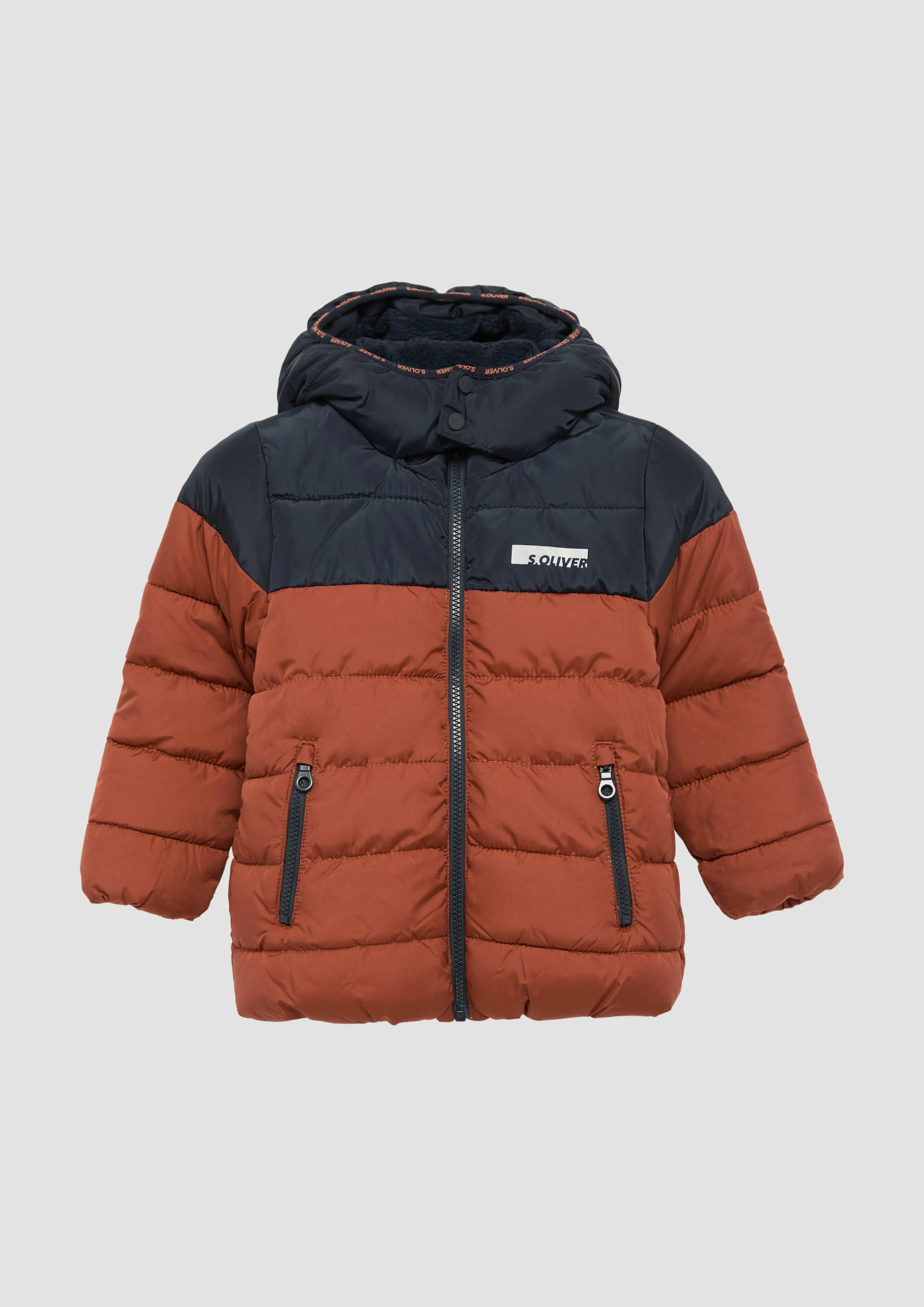Wattierte Jacke mit Fleecefutter